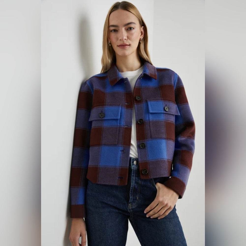 Rails Steffi Jacket Cobalt Chocolate